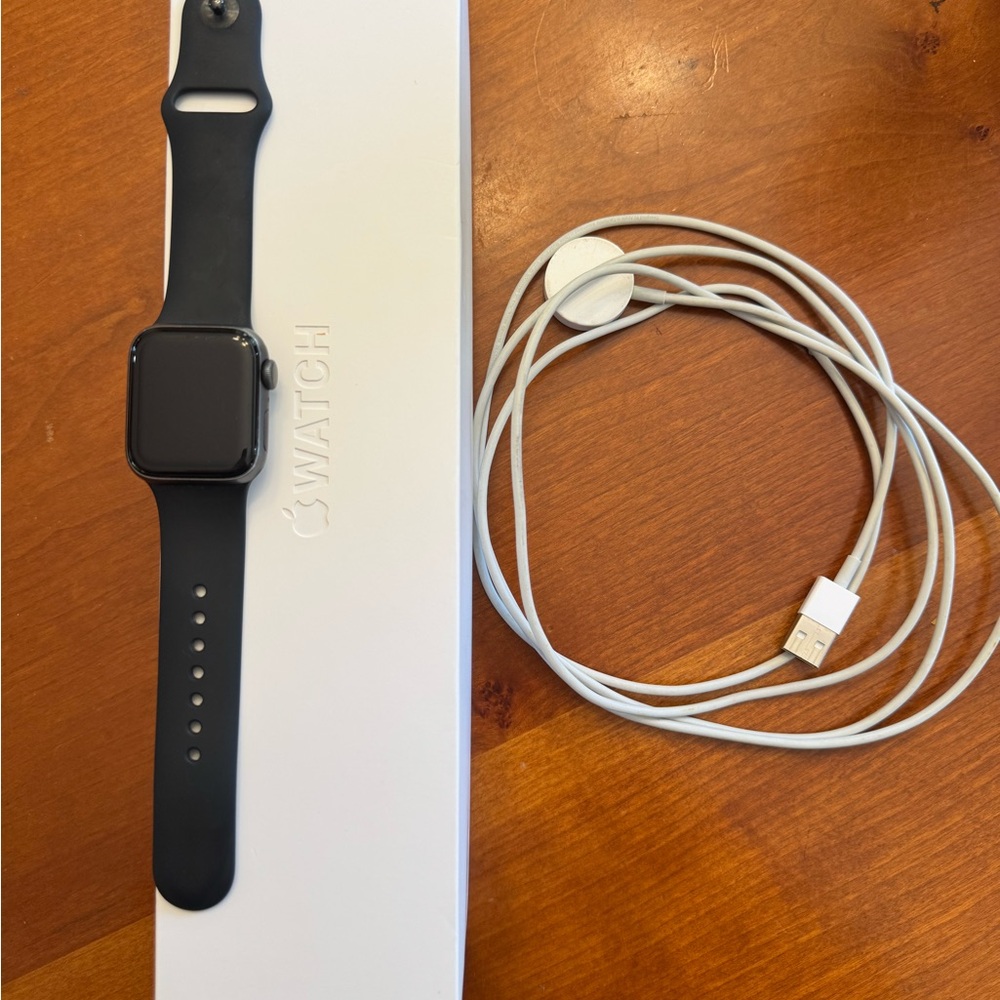 Apple Series 5 with Space Gray Aluminum Case and Black Sport Band